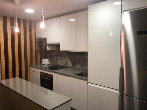 Kuchyň nebo kuchyňský kout v ubytování LUXURY MESTAS