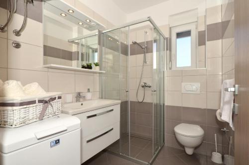 Kúpeľňa v ubytovaní Apartman "Mary"