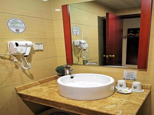 Koupelna v ubytování GreenTree Inn ShangHai Car Piers Studio Express Hotel