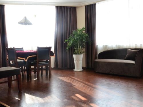 Χώρος καθιστικού στο GreenTree Inn JiangSu YanCheng XiangShui ChenJiaGang RenMin E) Road HuangHai Road Business Hotel