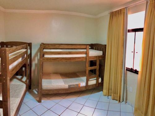 Bunk bed o mga bunk bed sa kuwarto sa Hostel Da Jô