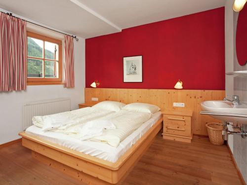 Posteľ alebo postele v izbe v ubytovaní Chalet Chalets Im Wald 2