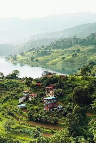 Un paisaje natural cerca de la casa de huéspedes