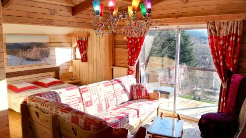 Posezení v ubytování Auberge De Liezey