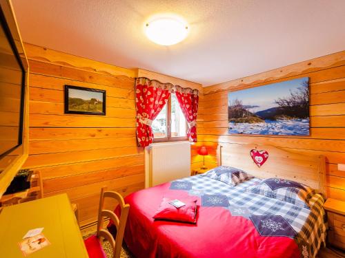 Cama o camas de una habitación en Auberge De Liezey