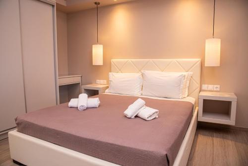 Tereza's Sunset Hotelにあるベッド