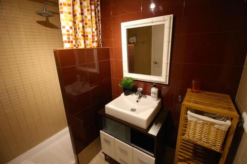 A bathroom at Loft Playa Muchavista