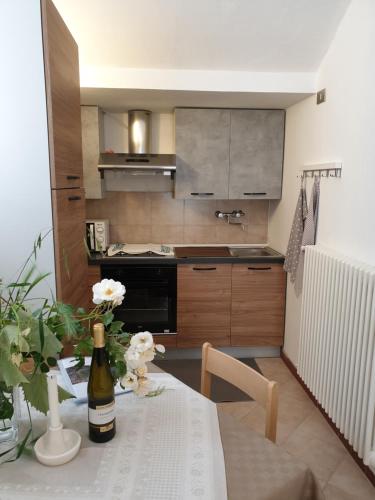 Kuchyň nebo kuchyňský kout v ubytování Bed & Breakfast LA BETULLA