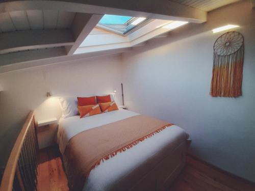 Krevet ili kreveti u jedinici u okviru objekta Casa Vinte & Cinco Alojamento Local