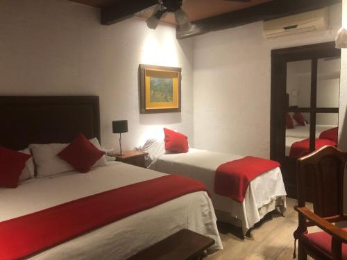 Cama ou camas em um quarto em Sissi Haz Hotel