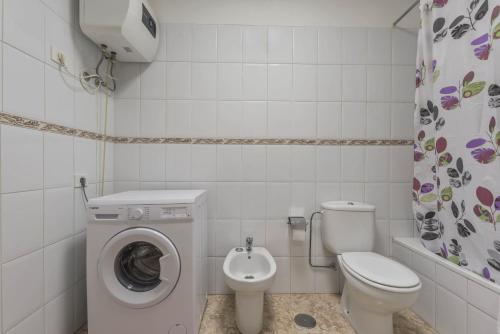 Ένα μπάνιο στο Apartamento Pardela