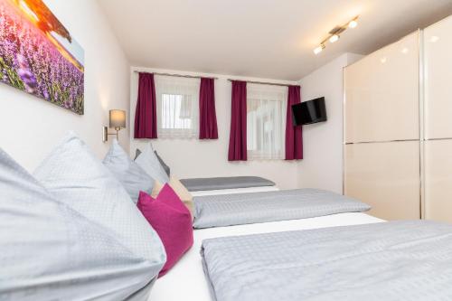 Postel nebo postele na pokoji v ubytování Appartement Bergpanorama