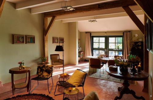 Гостиная зона в Boutique B&B Hoeve de Haar