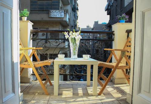 Balcon ou terrasse dans l'établissement Kmt Hostel