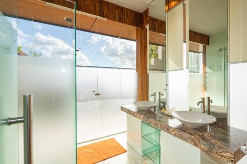 Koupelna v ubytování The Arancia Villa