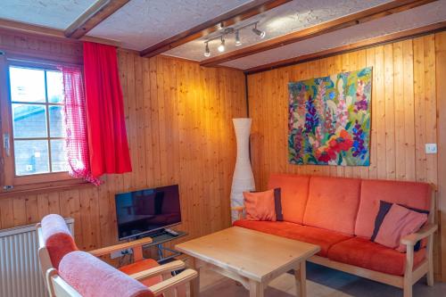 Posezení v ubytování Chalet Allegra
