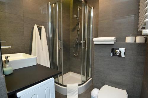Ένα μπάνιο στο Apartamenty TOP Garbary