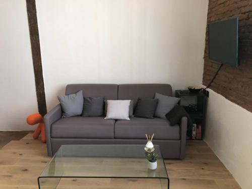 Гостиная зона в Charmant studio de 20m2 en hypercentre de Toulouse