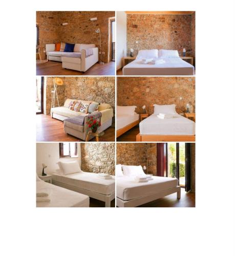 Ένα ή περισσότερα κρεβάτια σε δωμάτιο στο Casas do Torreão 3 casas de alojamento local