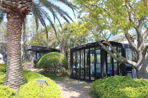 Сад в The Suites Hotel Jeju