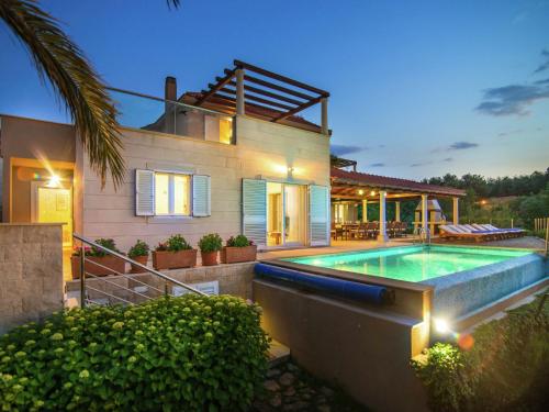 Gallery image of Beautiful villa on the island of Brac with infinity pool beach at 30 meters in Mirce