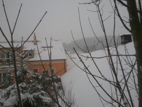 Penzion Hugo durante el invierno