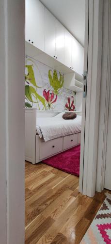 Lova arba lovos apgyvendinimo įstaigoje LUX Center of Belgrade 2 bedrooms, sleeps 6 - Free Parking