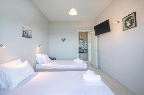 Una cama o camas en una habitación de Bellezza Del Mare