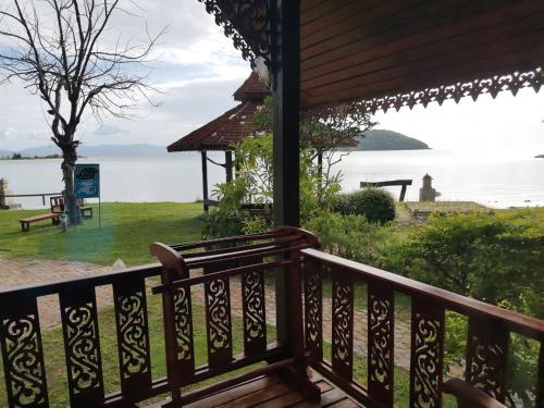 Landskap semula jadi dekat dengan resort