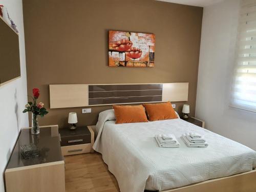 Posteľ alebo postele v izbe v ubytovaní BONITO APARTAMENTO