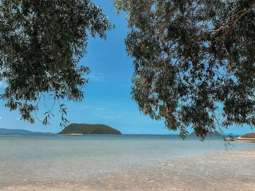 Landskap semula jadi dekat dengan resort