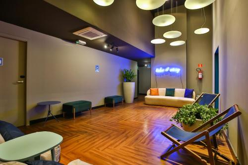 Χώρος καθιστικού στο ibis Styles Sao Paulo Barra Funda