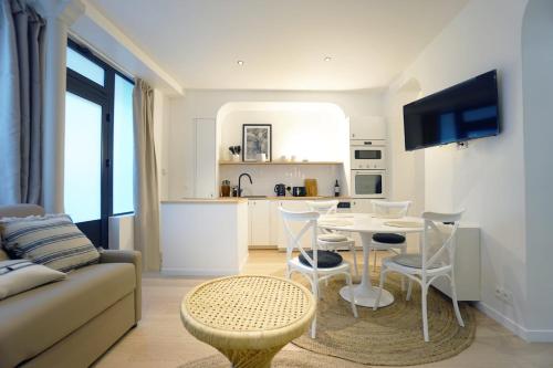 Istumisnurk majutusasutuses Beautiful 45 m2 apartment in Paris