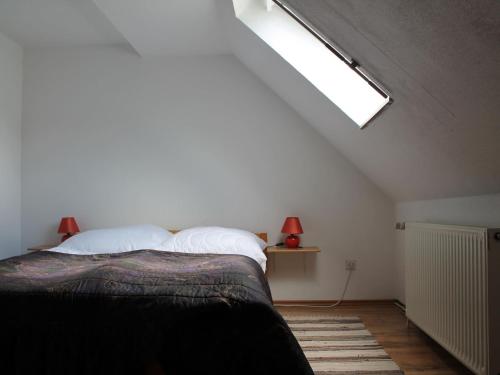 Katil atau katil-katil dalam bilik di Wohnung in Beckerwitz nahe der Ostsee