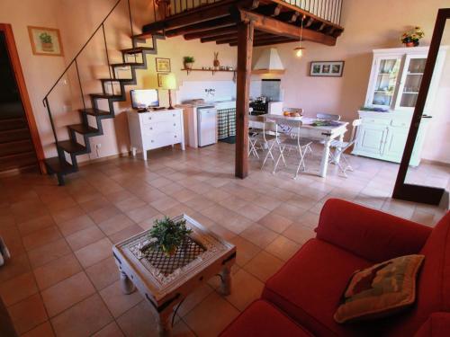 Farmhouse in Montalto near the Seaにあるシーティングエリア