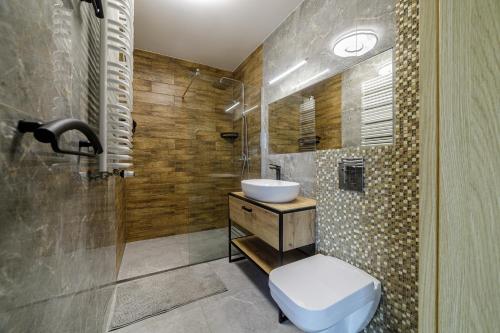 Bathroom sa Balticus Apartamenty Promenada Gwiazd 14