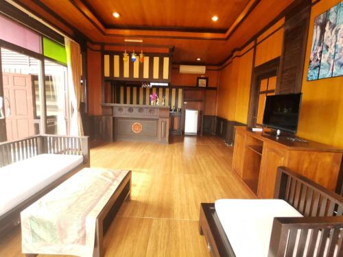 Dapur atau dapur kecil di Grand Sea Beach Resort