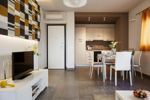 Η κουζίνα ή μικρή κουζίνα στο Casa Vacanza Talia CaseSicule