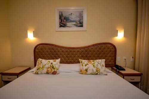 Katil atau katil-katil dalam bilik di Yak Beach Hotel Ponta Negra