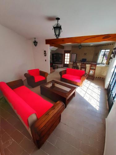 Zona de estar de Hotel Posada San Javier