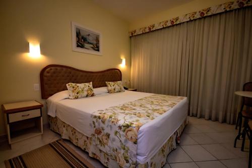 Katil atau katil-katil dalam bilik di Yak Beach Hotel Ponta Negra
