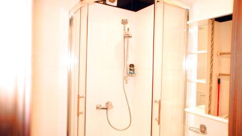 Et badeværelse på Apartment Perevedenovskiy
