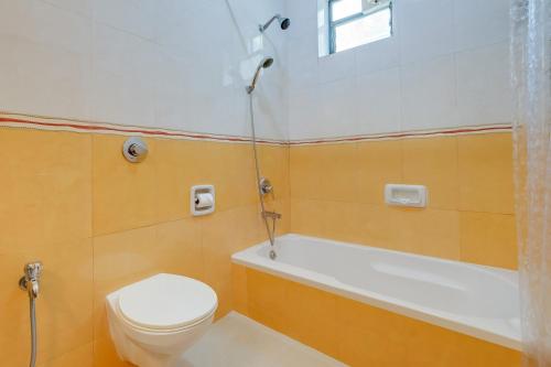 
A bathroom at Spazio Leisure Resort, Goa
