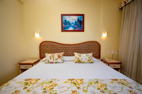 Katil atau katil-katil dalam bilik di Yak Beach Hotel Ponta Negra