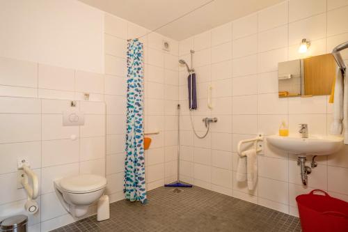 Kupatilo u objektu Ferienhof Sauter Lindau