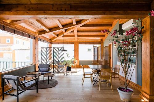 Coin salon dans l'établissement Hotel Lusitano