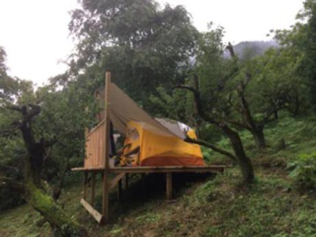 Un paisaje natural cerca de la casa de huéspedes