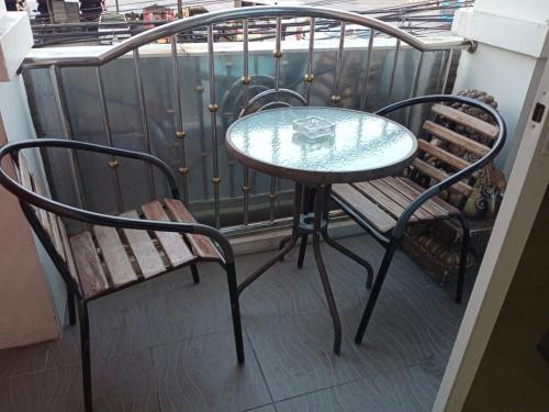En balkong eller terrass på โรงแรมไดมอนด์แกรนด์ เฮ้าส์ แอนด์ รีสอร์ท