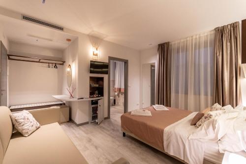 Postel nebo postele na pokoji v ubytování Beautiful Assisi Suite
