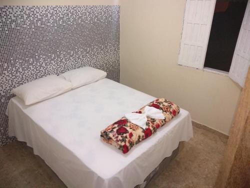 Cama o camas de una habitación en Casa Bela Paisagem